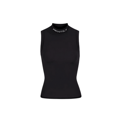 Privately Short Sleeve Mock Neck