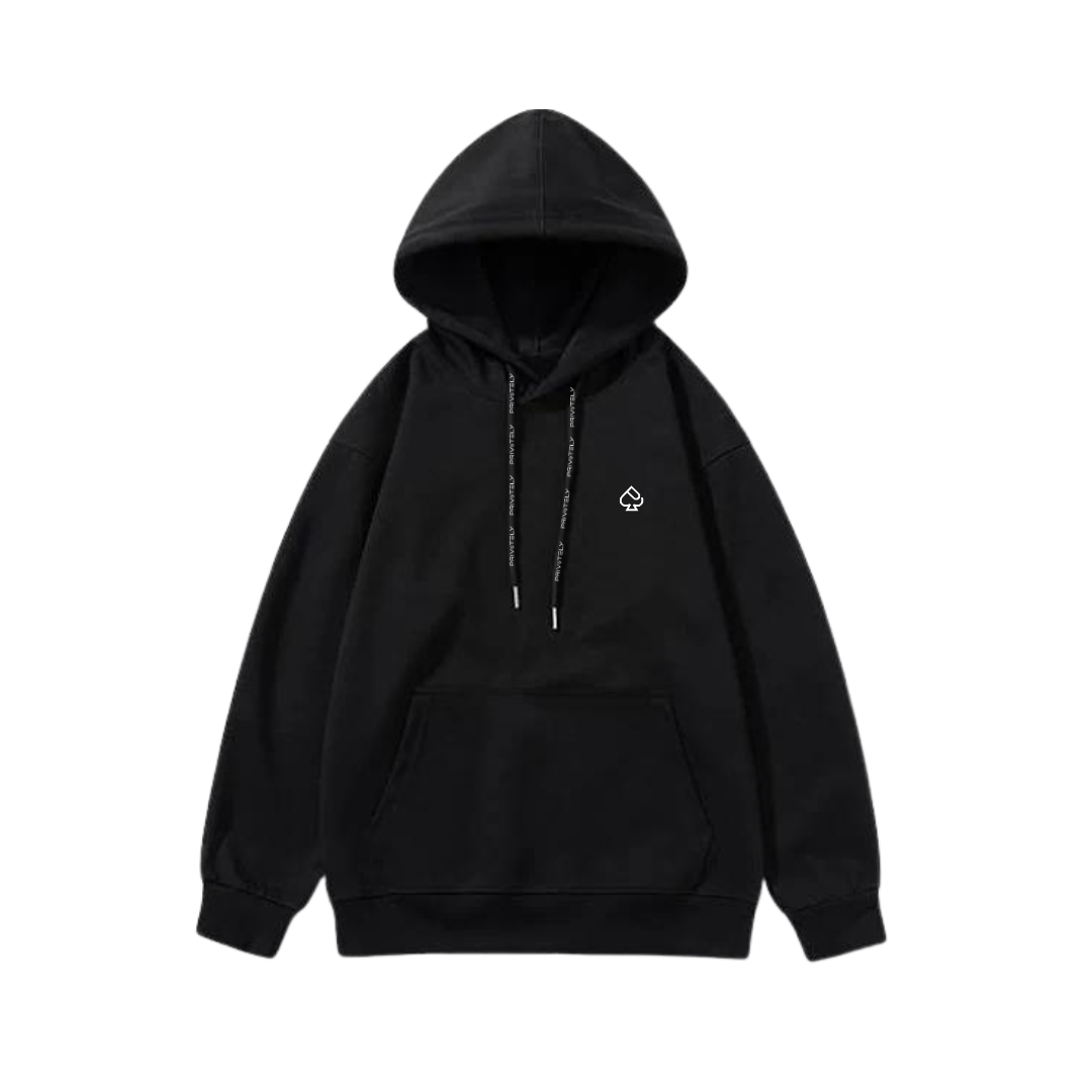 Ace Logo Hoodie w/ String Details