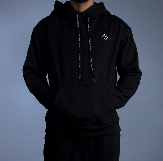 Ace Logo Hoodie w/ String Details